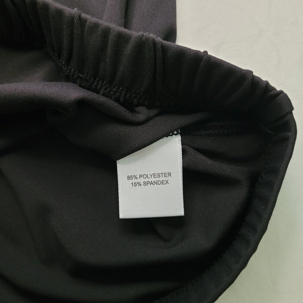 Salty Wave Sleeveless Quarter Zip Pullover Hoodie Black Small Minimalist - Picture 4 of 9